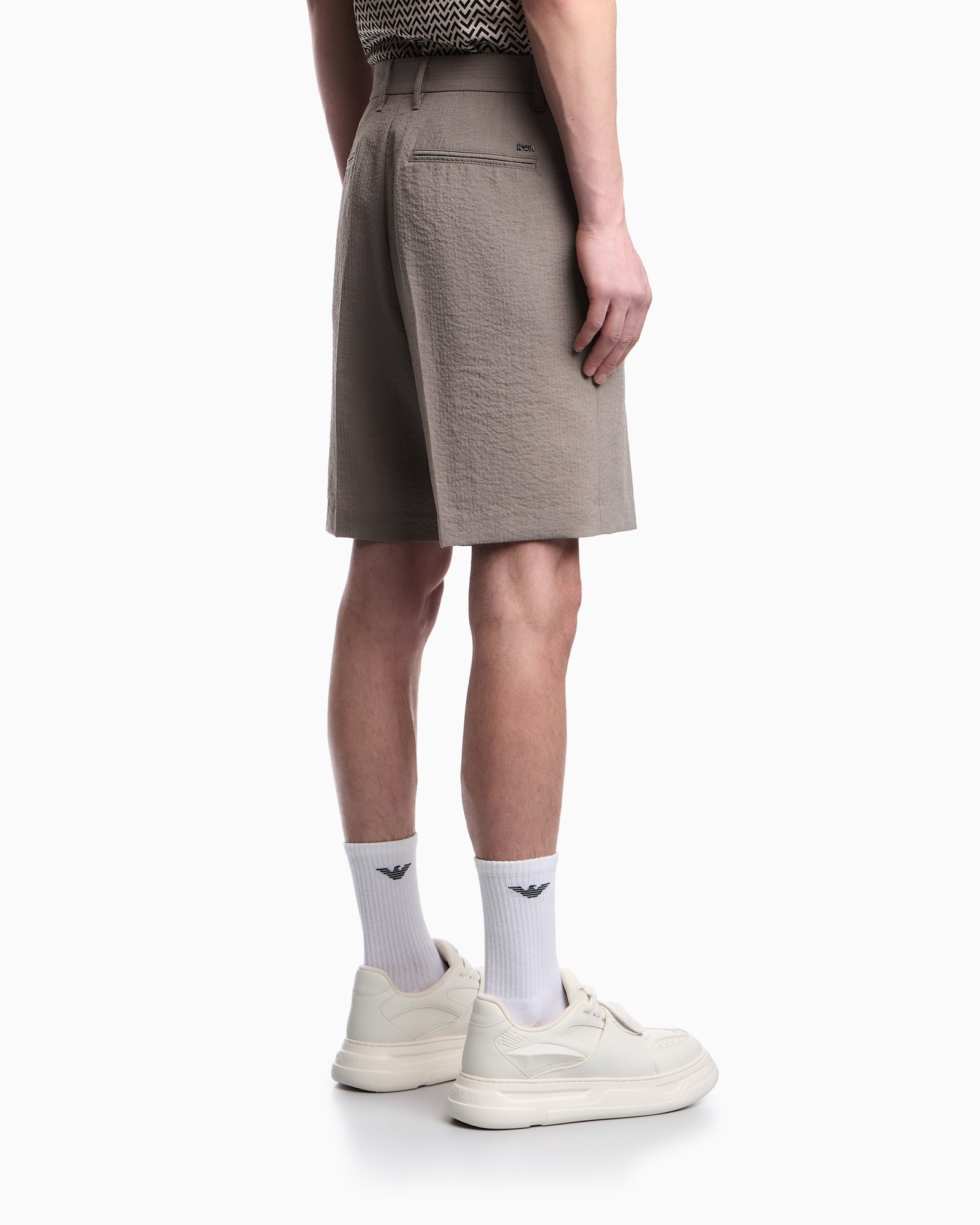 Bermuda uomo in cotone Emporio Armani