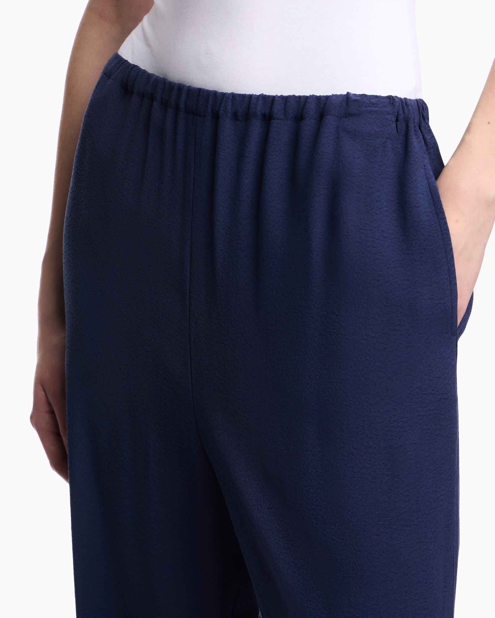 Pantalone donna blu Emporio Armani