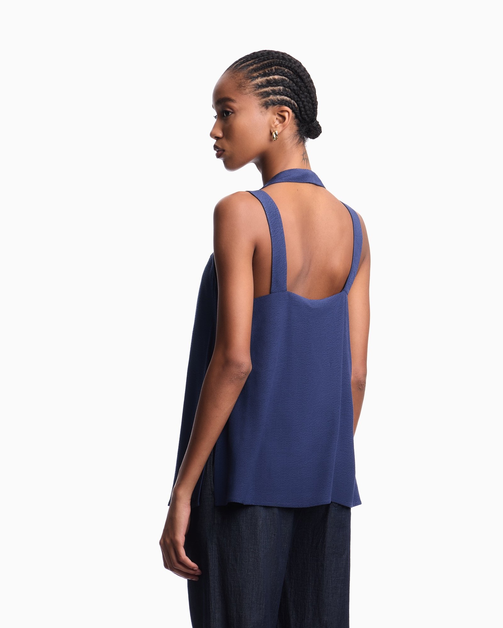 Top donna blu Emporio Armani