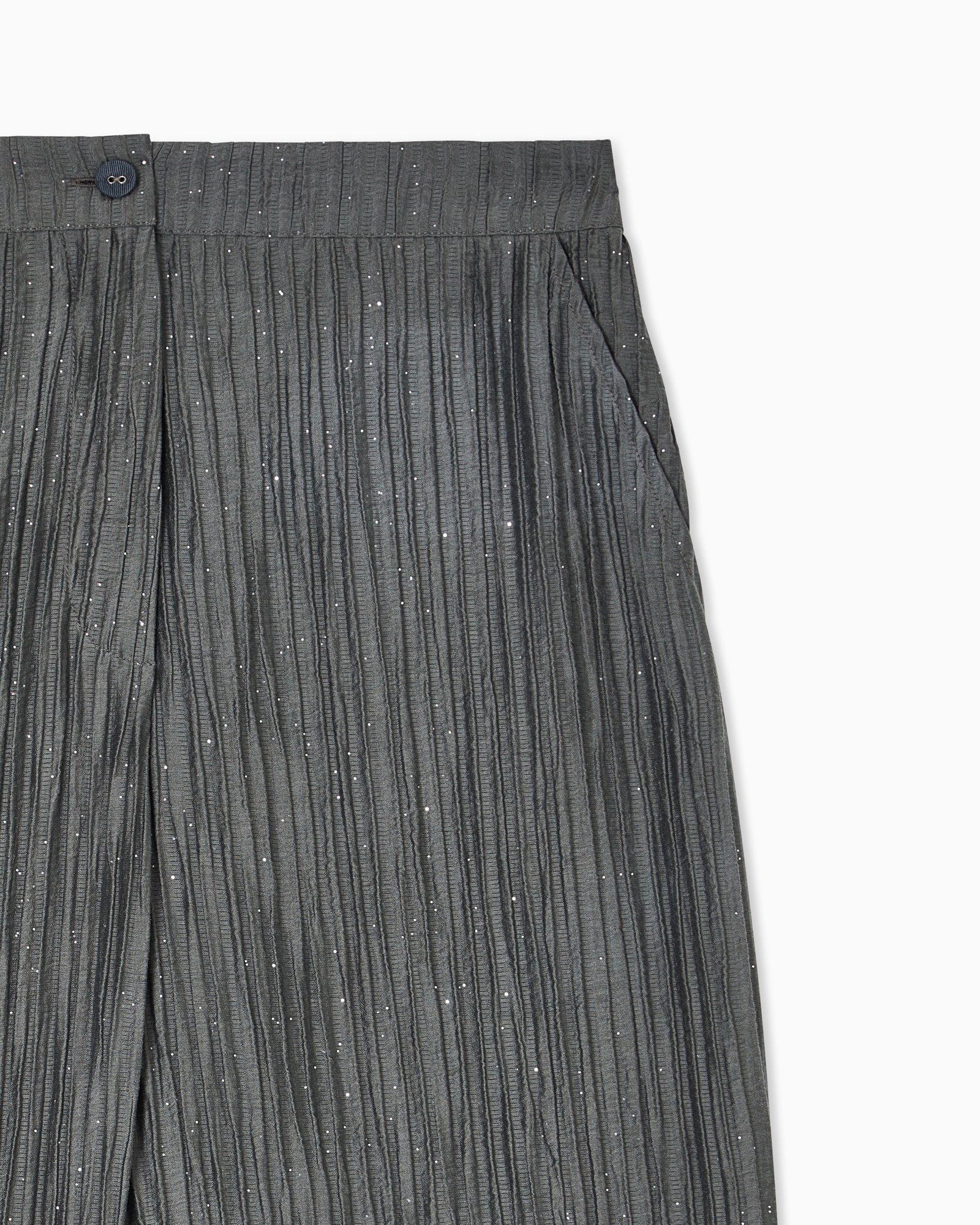 Pantalone donna plissettato Emporio Armani