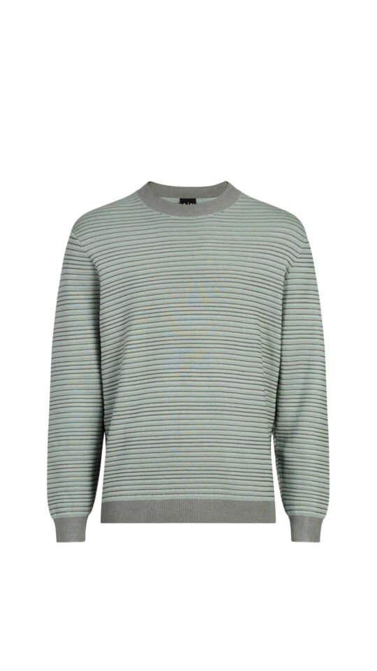 Pullover a righe su tono Armani Exchange