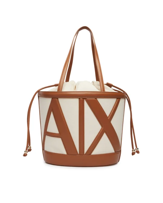 Shopping bag bicolore Armani Exchange