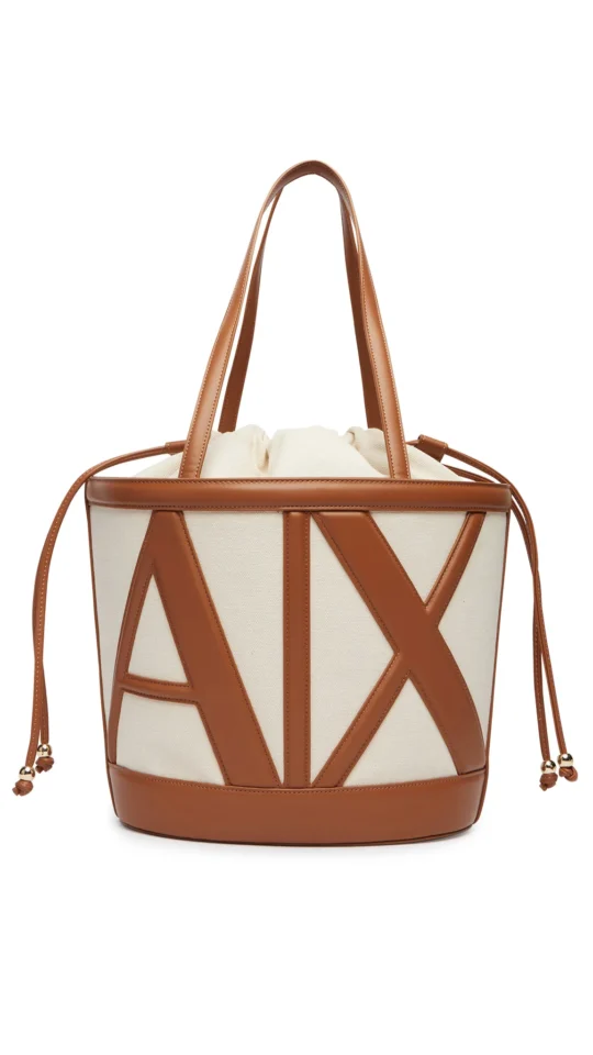 Shopping bag bicolore Armani Exchange