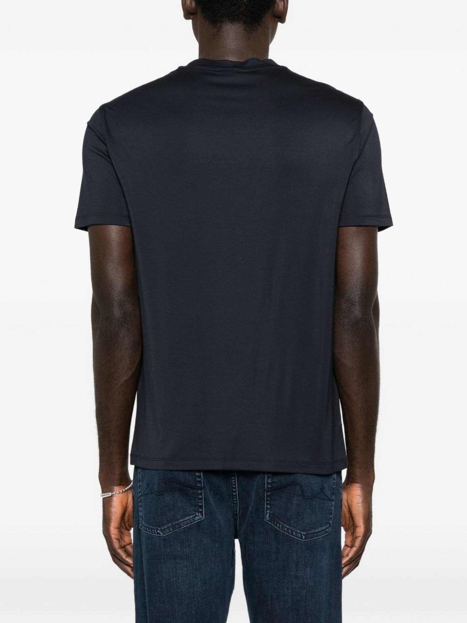 T-shirt basic uomo misto seta Emporio Armani