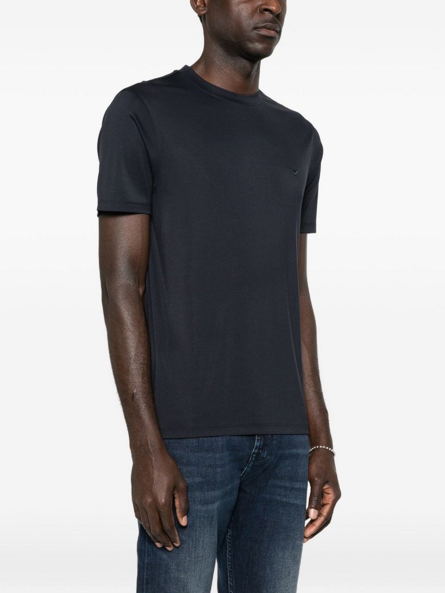 T-shirt basic uomo misto seta Emporio Armani