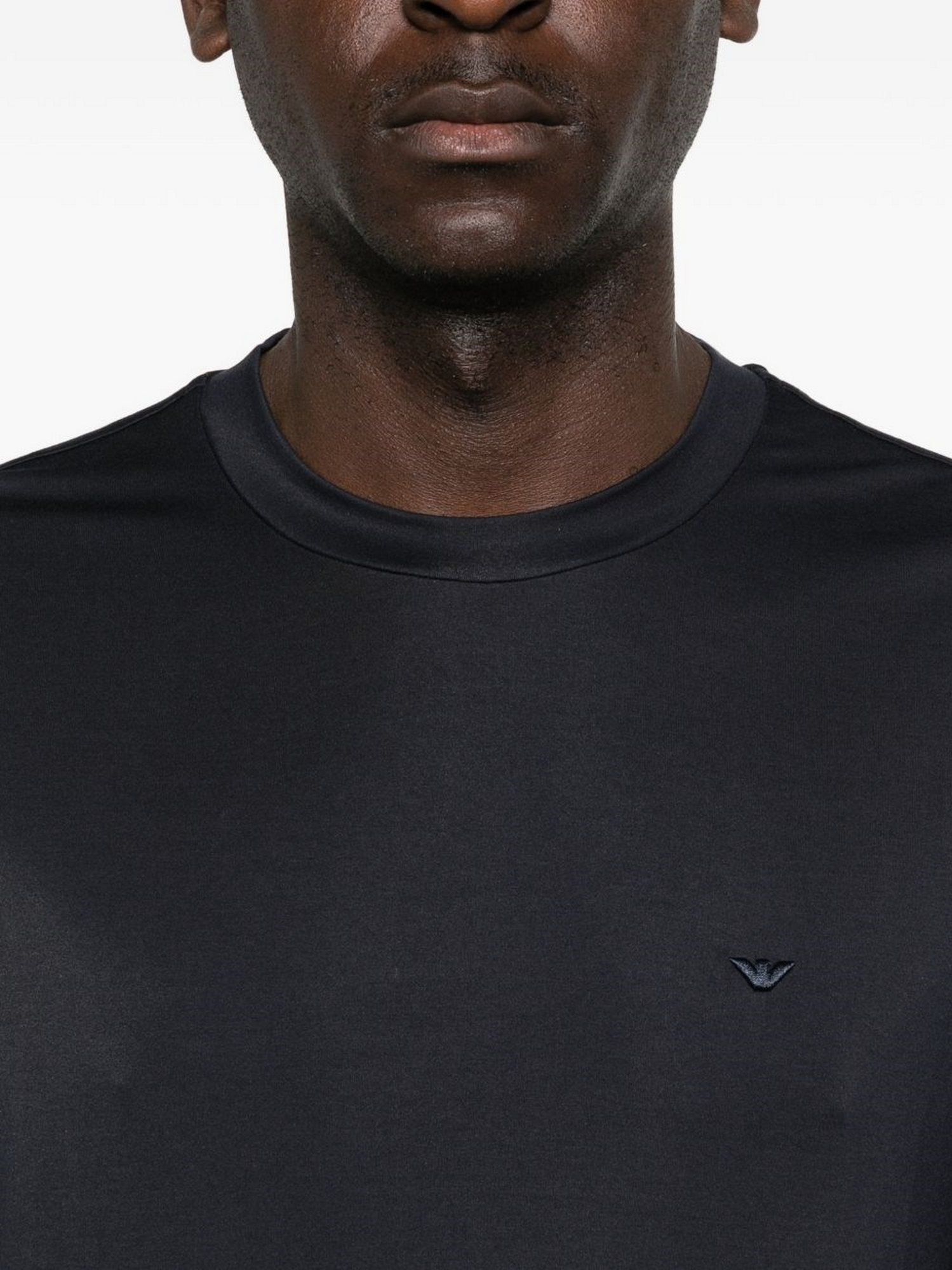 T-shirt basic uomo misto seta Emporio Armani