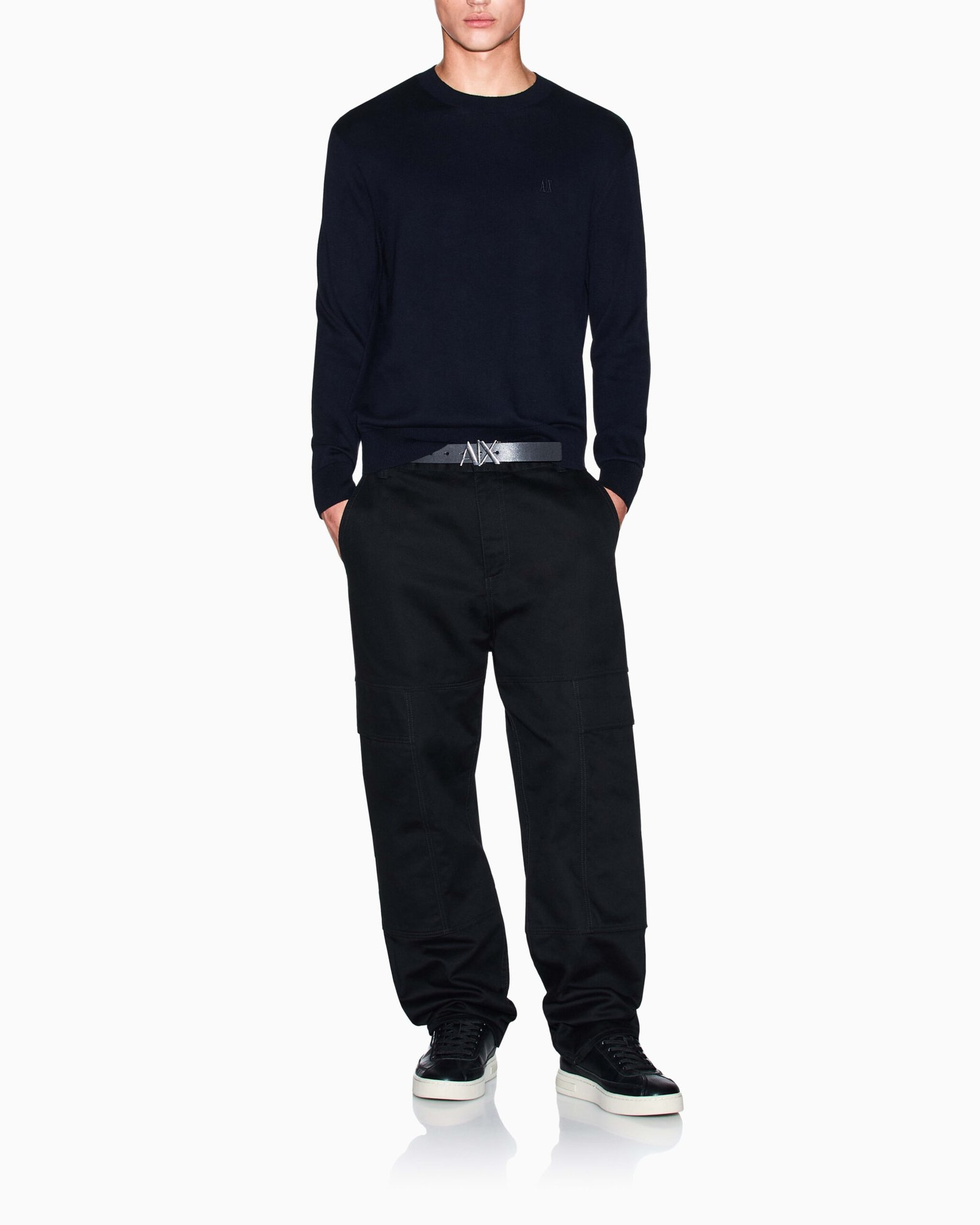 Pullover uomo cotone e seta Armani Exchange
