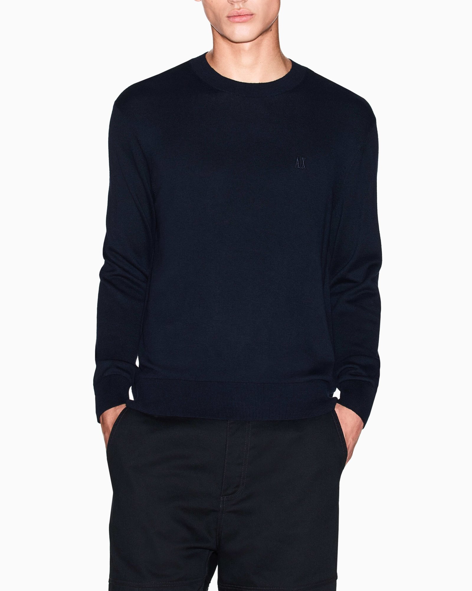 Pullover uomo cotone e seta Armani Exchange