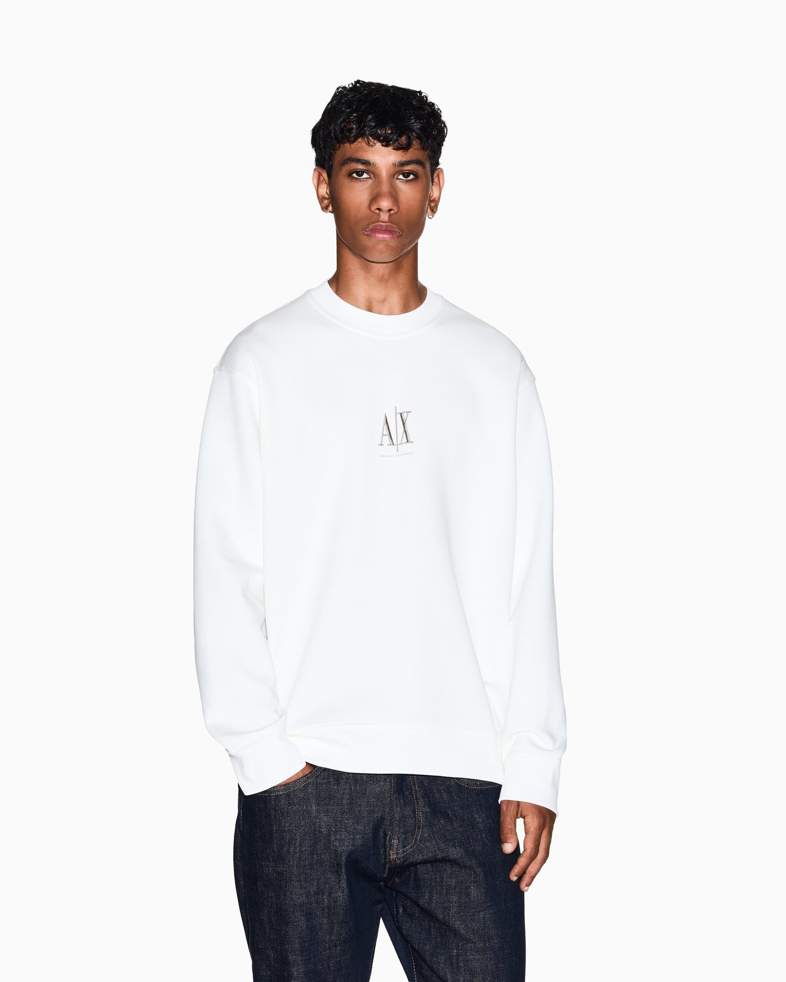 Felpa girocollo Armani Exchange uomo