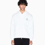 Felpa con zip e cappuccio Armani Exchange uomo