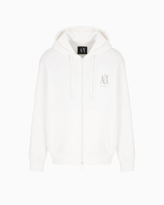 Felpa zip Armani Exchange con cappuccio