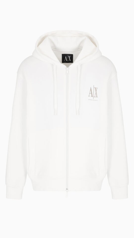 Felpa zip con cappuccio Armani Exchange