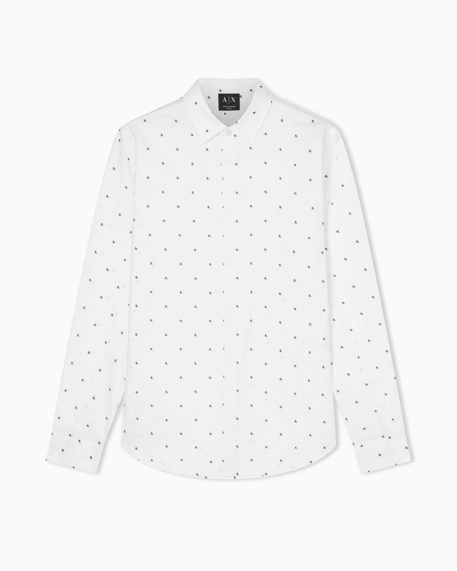 Camicia in cotone con pattern Armani Exchange