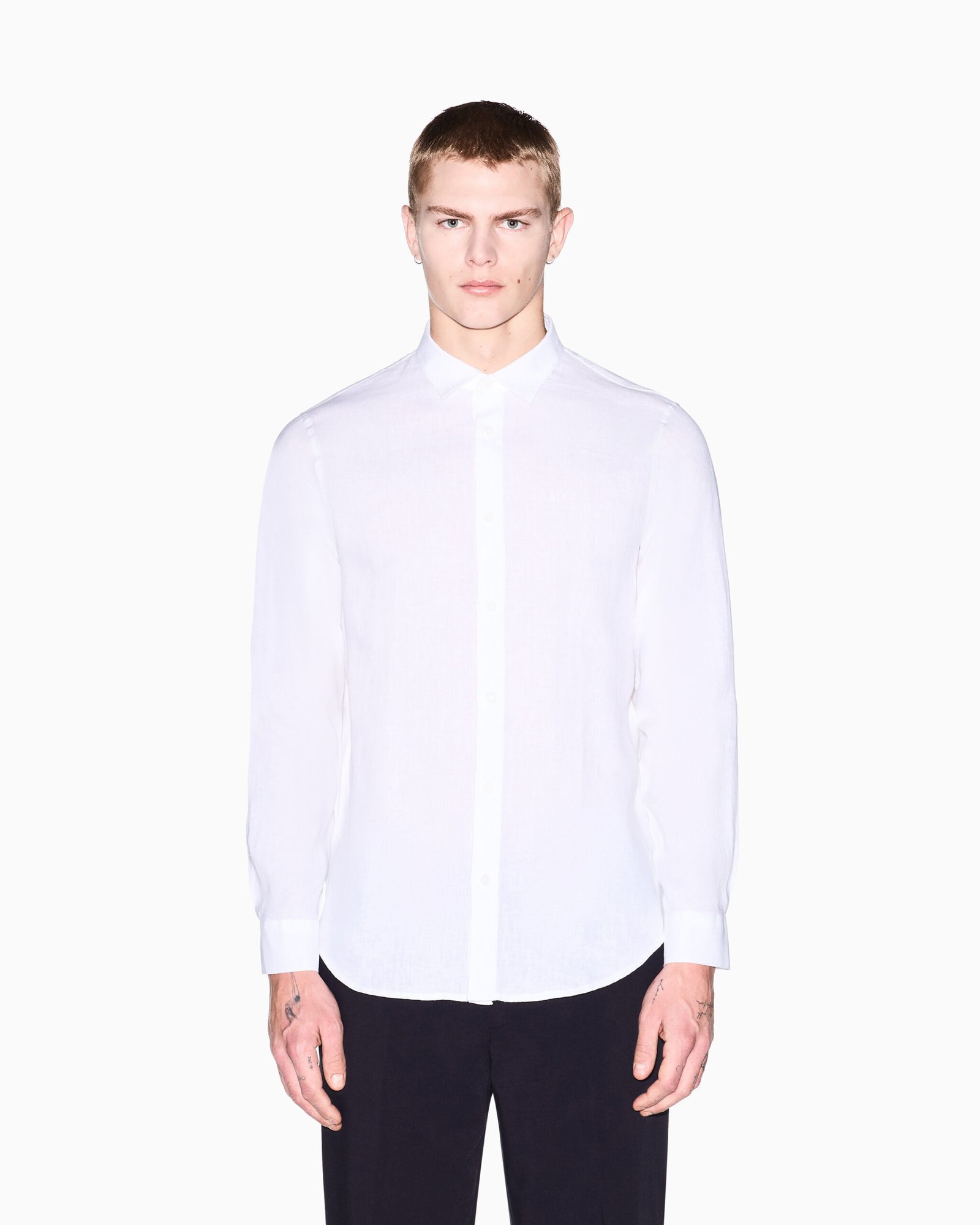 Camicia in lino Armani Exchange uomo