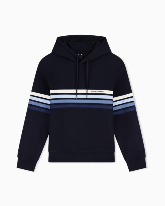 Felpa in cotone con cappuccio Armani Exchange
