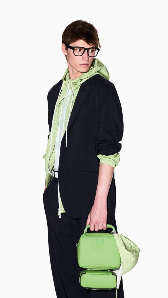 Blazer uomo Armani Exchange blu