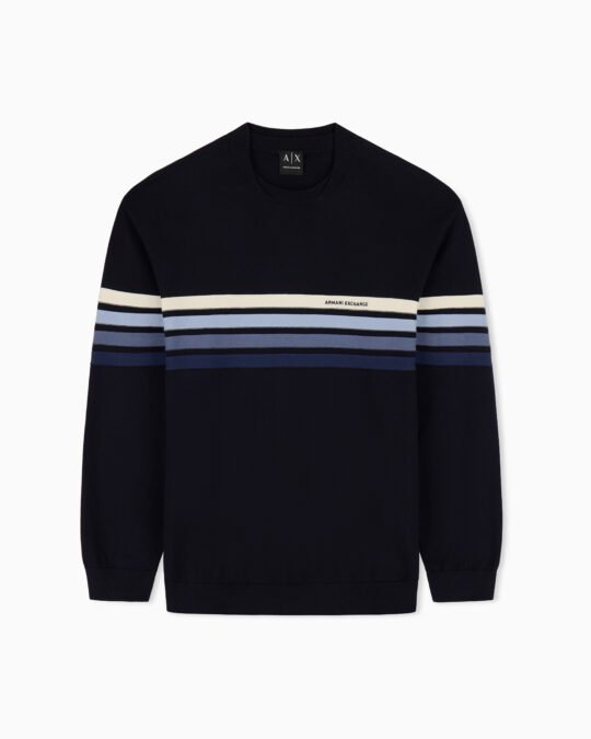 Pullover con strisce Armani Exchange in cotone