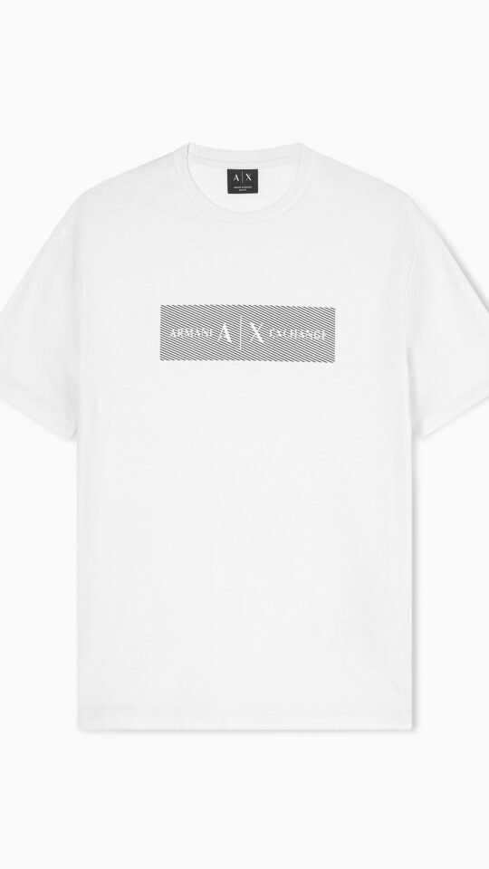 T-shirt con stampa a contrasto Armani Exchange