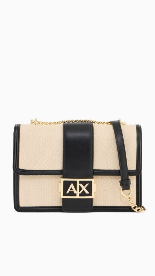 Borsa bicolore messenger Armani Exchange