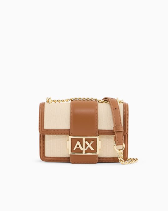 Borsa messenger bicolore Armani