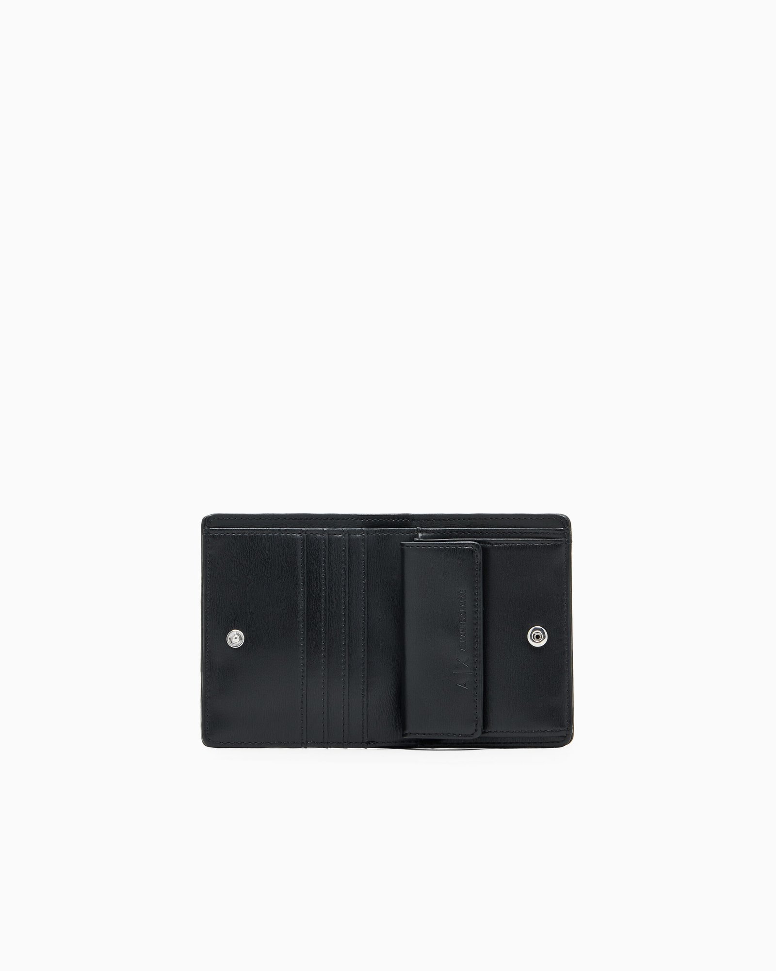 Portafoglio da donna con logo metallo AX Armani Exchange