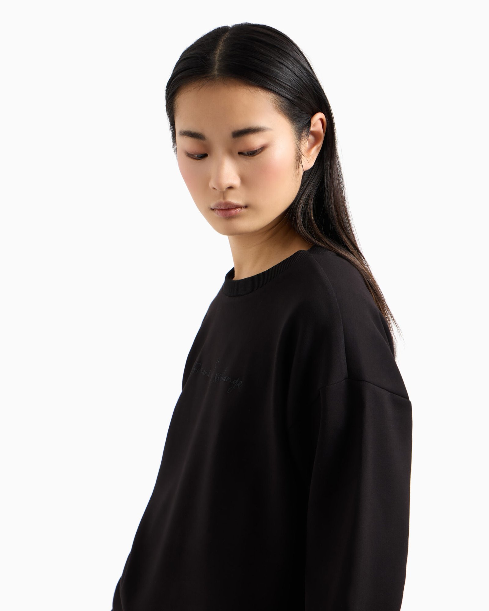 Felpa nera Armani Exchange