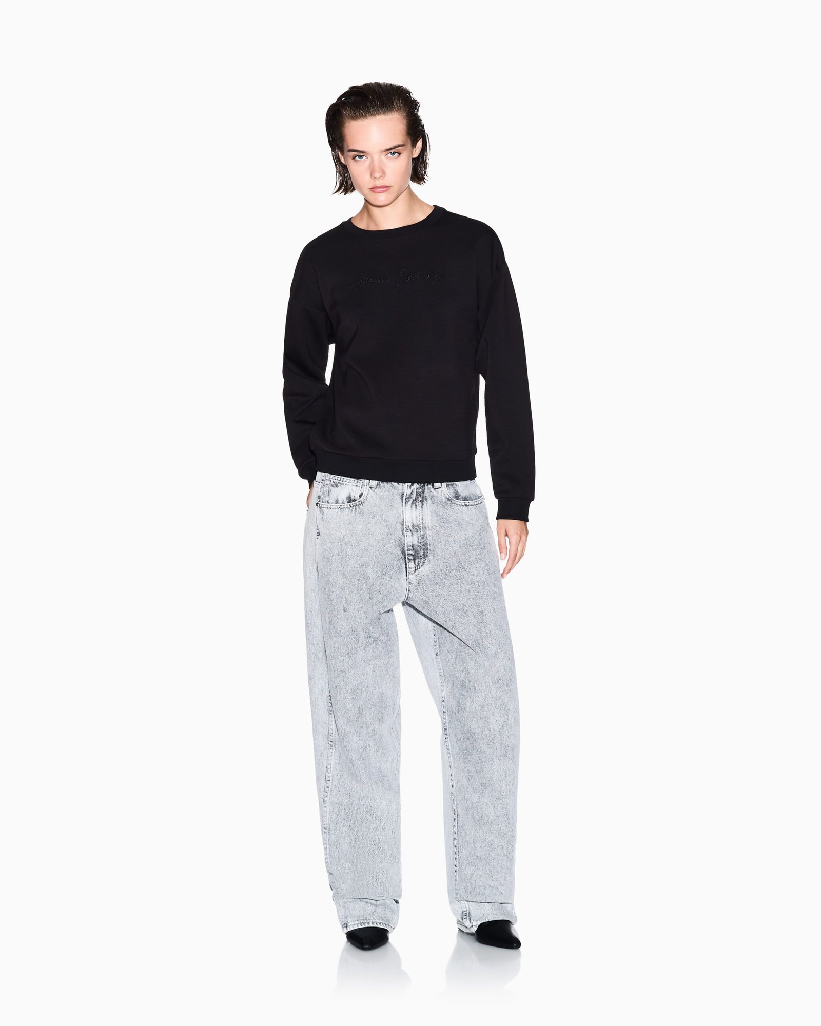 Felpa nera Armani Exchange