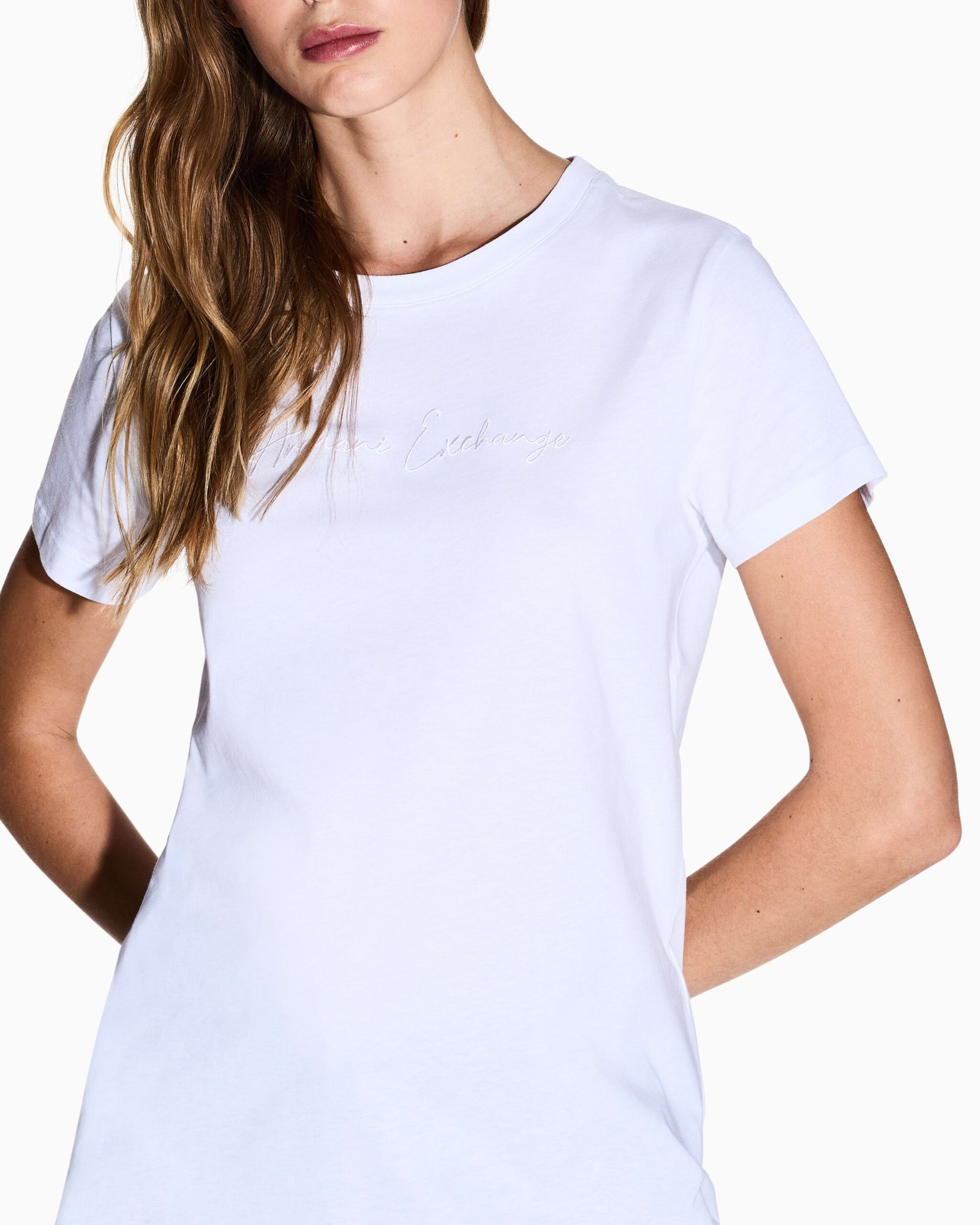 T-shirt bianca Armani Exchange