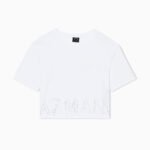 T-shirt girocollo bianca Armani Exchange