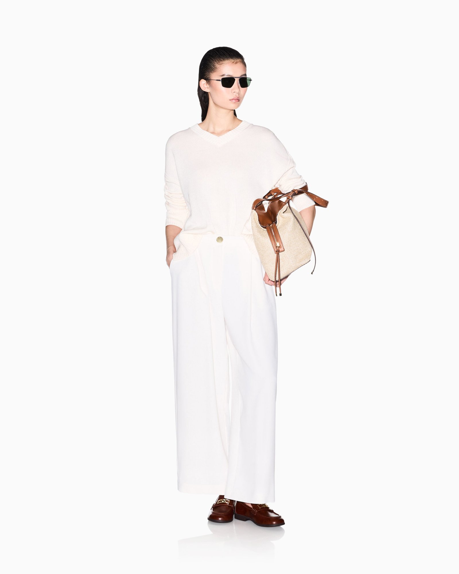 Pantalone bianco Armani Exchange