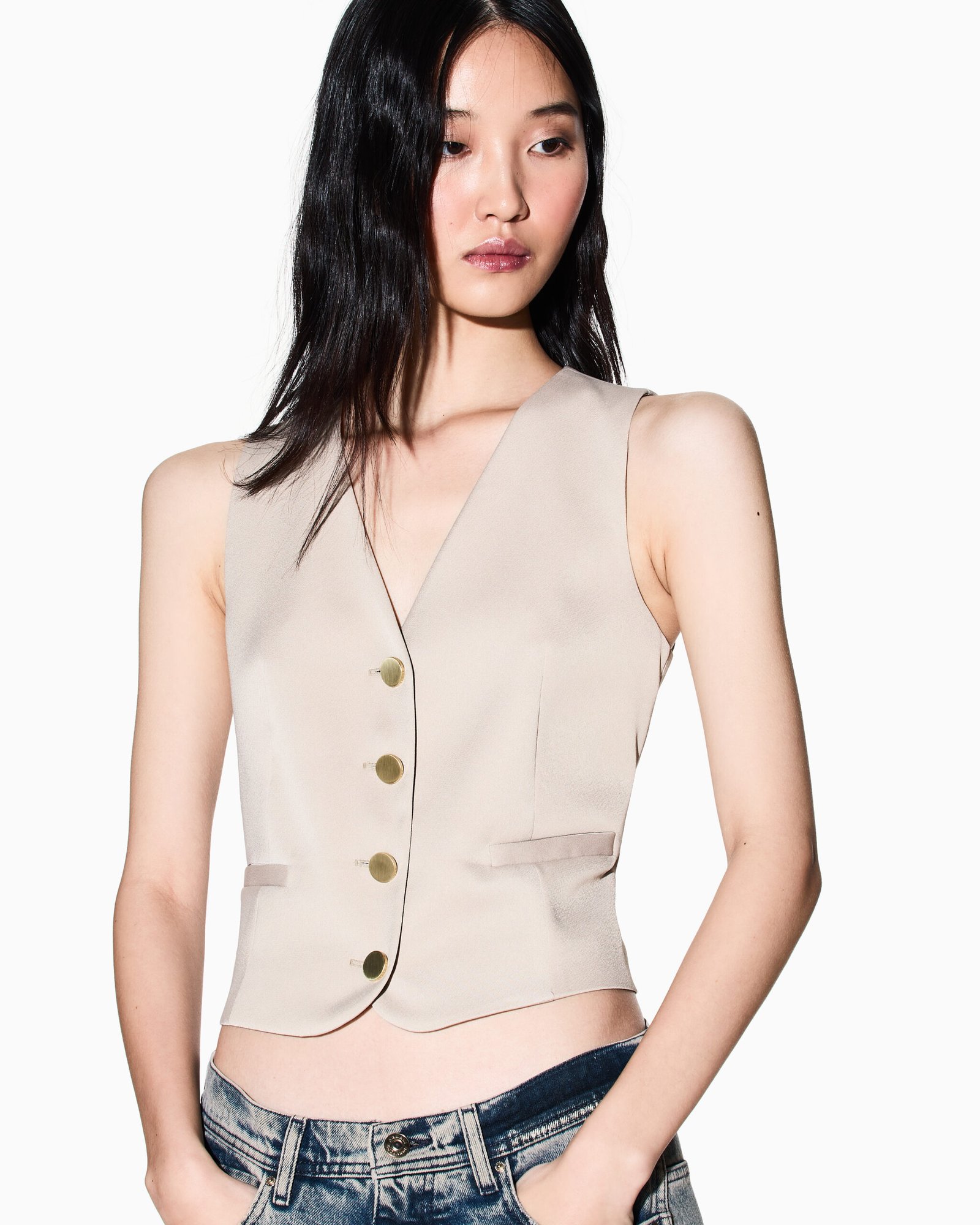 Gilet beige Armani Exchange