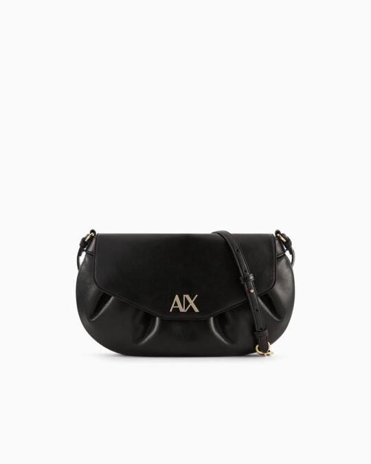 Borsa messenger nera Armani