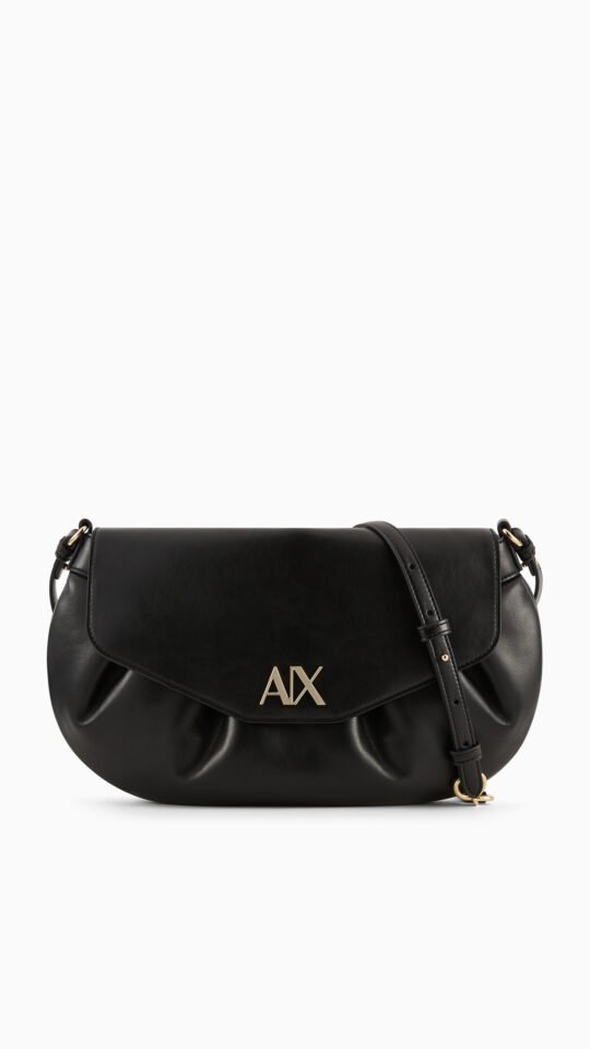Borsa messenger nera Armani Exchange