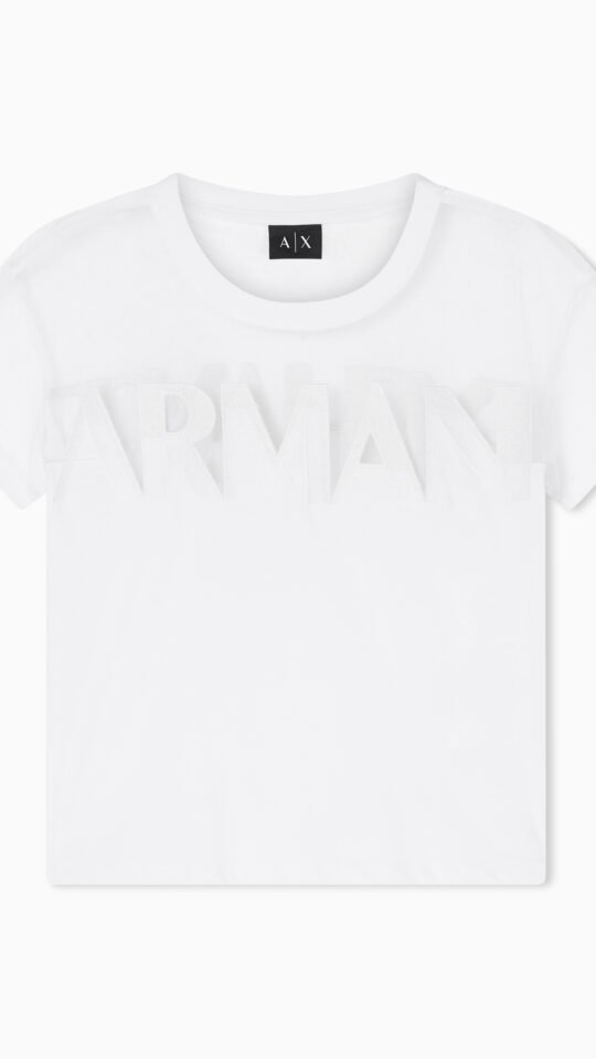 T-shirt con stampa 3D Armani Exchange