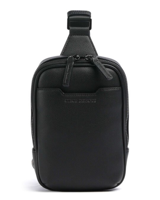 Zaino monospalla nero Armani Exchange
