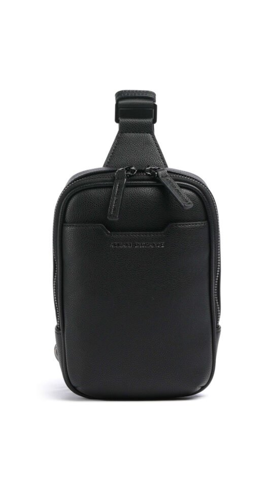 Zaino monospalla nero Armani Exchange