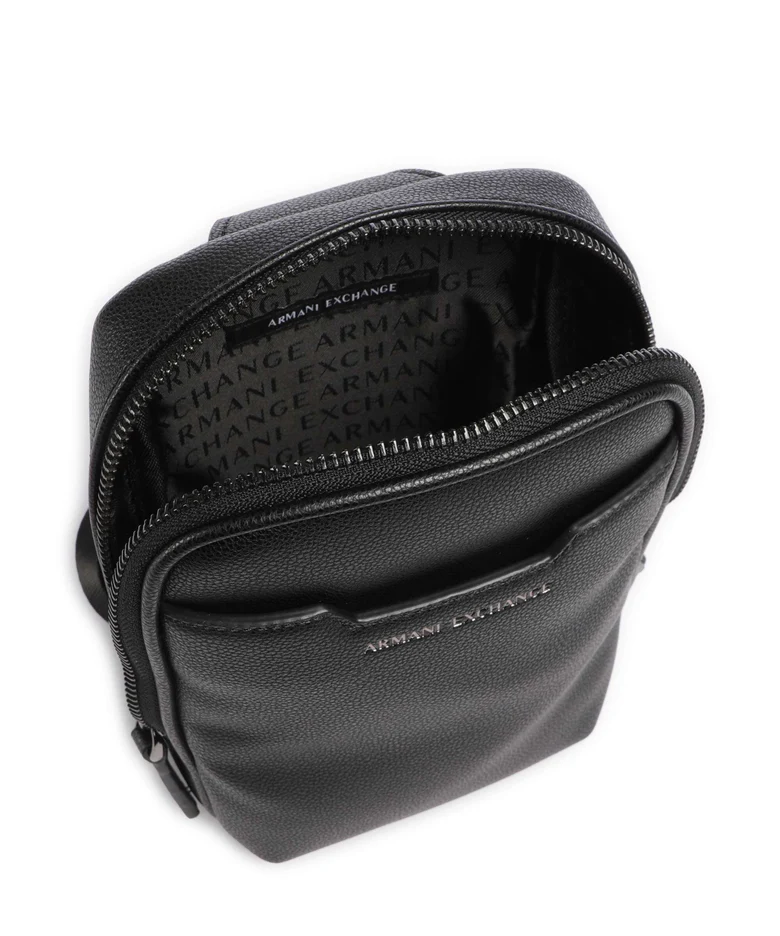 Zaino monospalla nero Armani Exchange