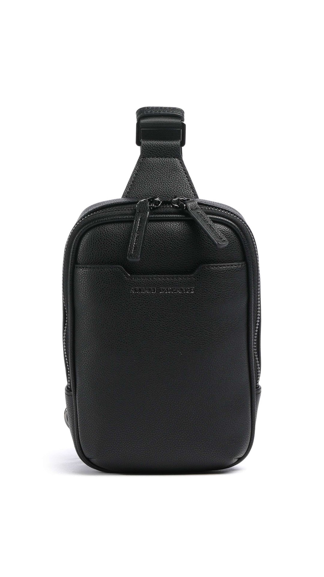 Zaino monospalla nero Armani Exchange