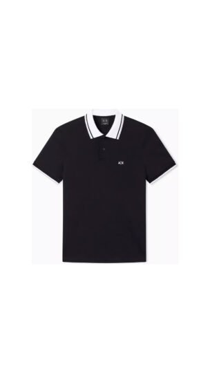 Polo uomo con colletto a contrasto Armani Exchange