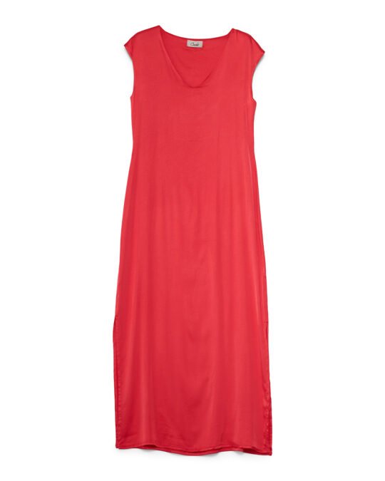 Abito donna Sc V Raso Stretch Crochè