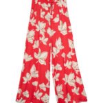 Pantaloni donna Raso Fiore Riga Crochè