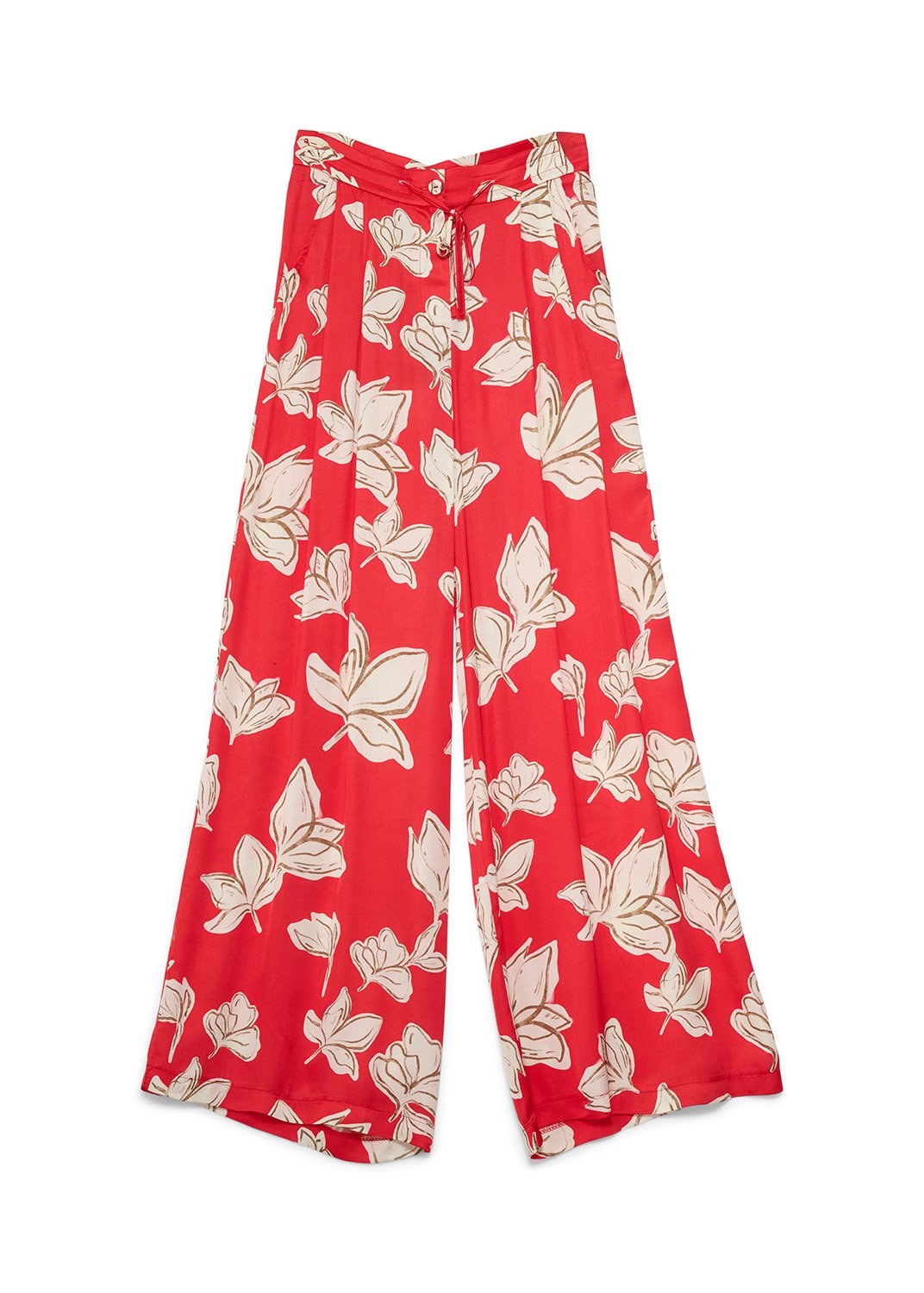 Pantaloni donna Raso Fiore Riga Crochè