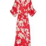 Abito donna Raso Fantasia Fiore Riga Crochè
