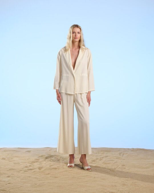 Giacca e pantaloni Tencel donna Crochè