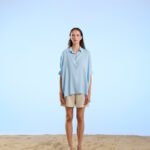 Camicia Over Tencel donna Crochè