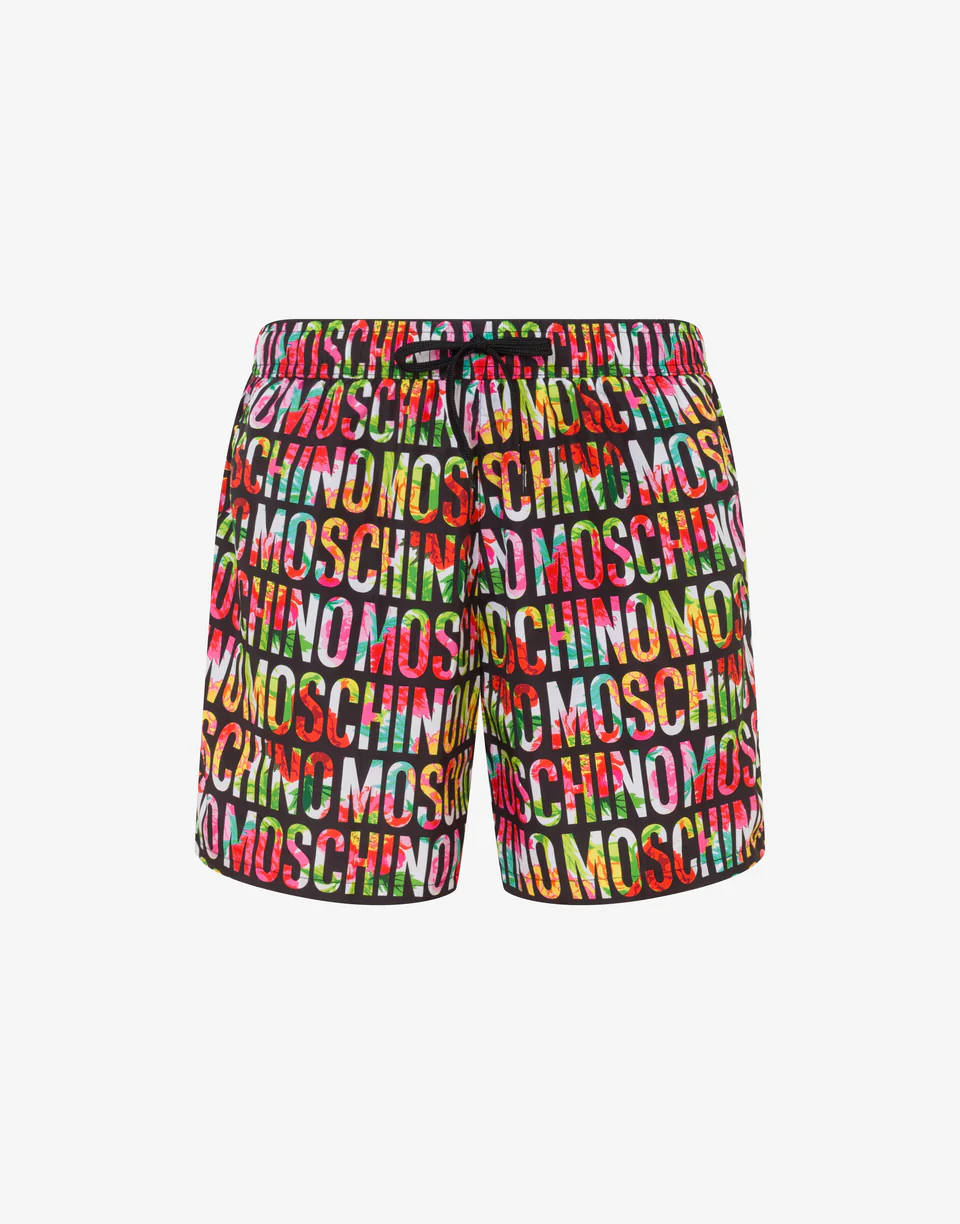 Moschino Costume da bagno uomo con stampa